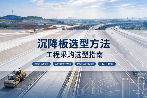 河池沉降板选择方法