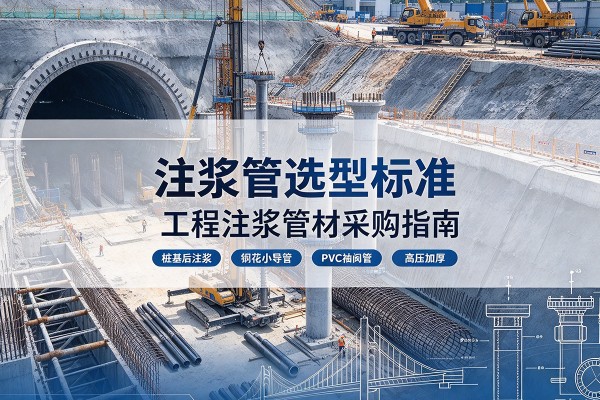 河池注浆管选型标准