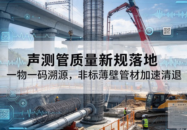 河池声测管质量新规落地，一物一码溯源，非标薄壁管材加速清退