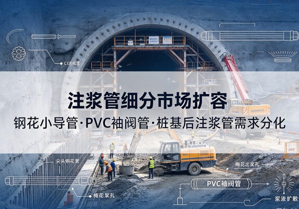 河池注浆管细分市场扩容，隧道钢花小导管、PVC 袖阀管、桩基后注浆管需求分化