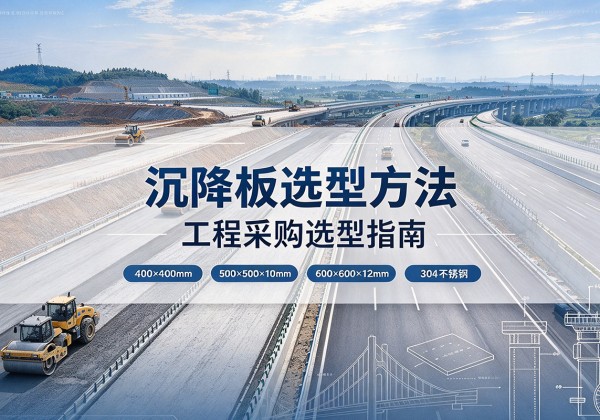 河池沉降板选择方法